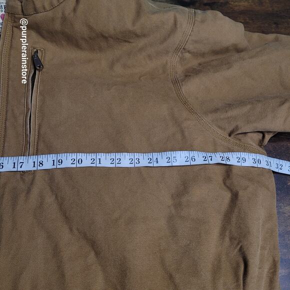 Vtg Red Head Brand Co Canvas Duck Jacket 2XLT Hooded Golden Brown Streetwear - Picture 8 of 13